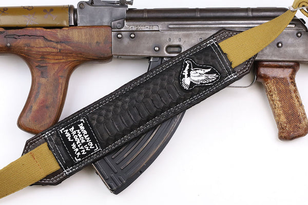 Ak47 Snakeskin Leather Sling "2-Tone"