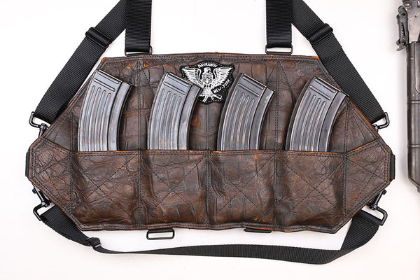 4 Cell Gator Leather Ak Chestrig