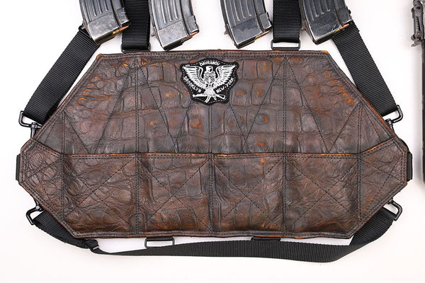 4 Cell Gator Leather Ak Chestrig