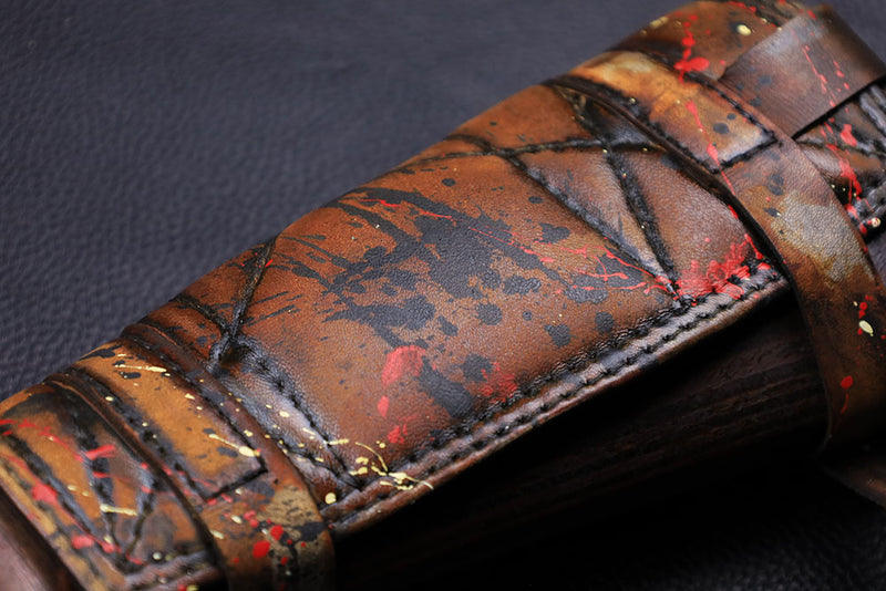 Leather Cheek Rest Art