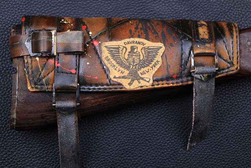 Leather Cheek Rest Art