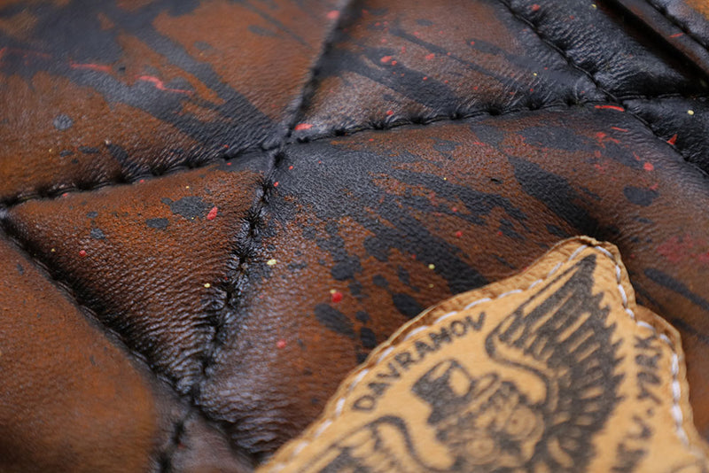 Leather Cheek Rest Art