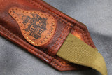 Ak47 2pt Full Leather Sling Heavy Distress
