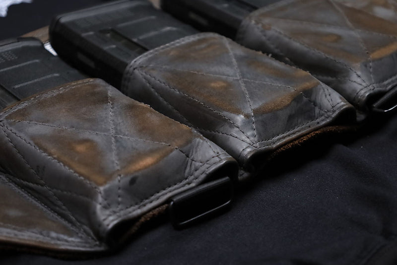 3 Cell Leather Chestrig AR 10