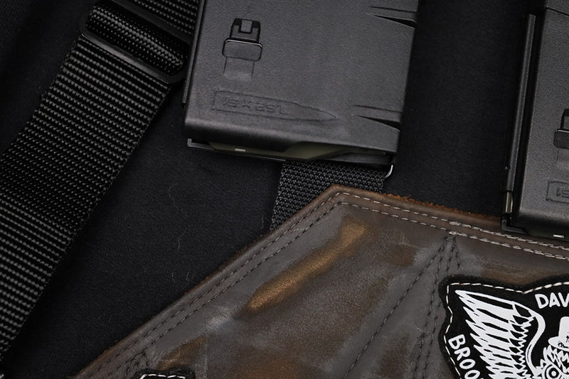 3 Cell Leather Chestrig AR 10