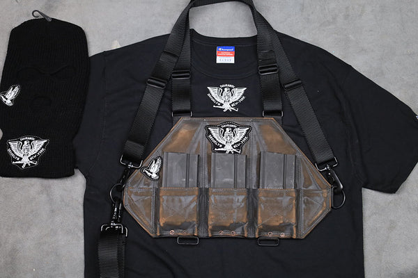 3 Cell Leather Chestrig M1A