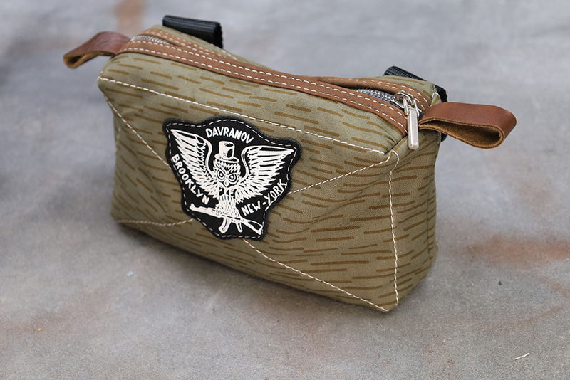 Dump Pouch Strichtarn with Leather