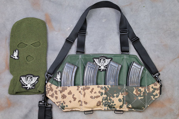 4 Cell Leather Chestrig Tropentar