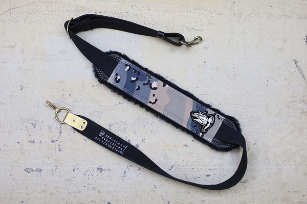 Ak47 2pt Leather Sling with Shearling
