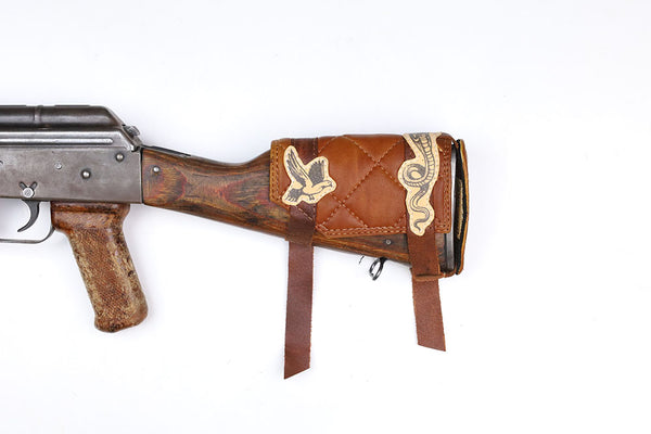 AK Cheek Rest with Stock Cover "Tattoo"