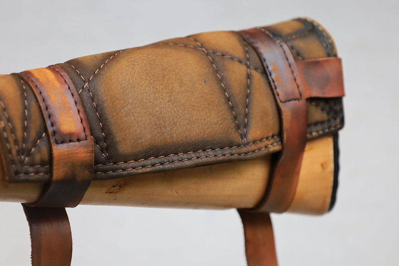 Leather Cheek Rest "Distressed"