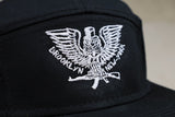 Black Embroidered Hat