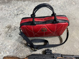 Leather Range Day Bag Soviet Red