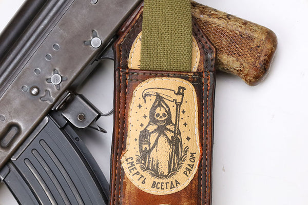 Ak47 Leather Sling "Tattoo"