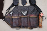 3 Cell Ak Chestrig  "Mad Max Steel"