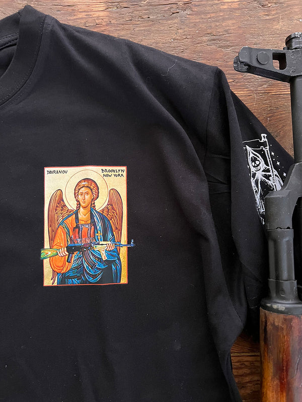 Black T-Shirt "AK St. Michael"